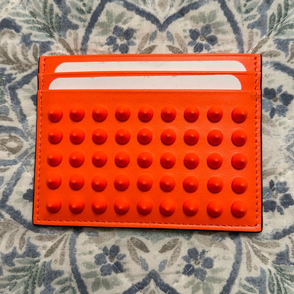 Christian Louboutin Men’s Kios Leather Card Holder